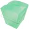 JAM Paper Green Large Plastic Chinese Takeout Container, 6ct.